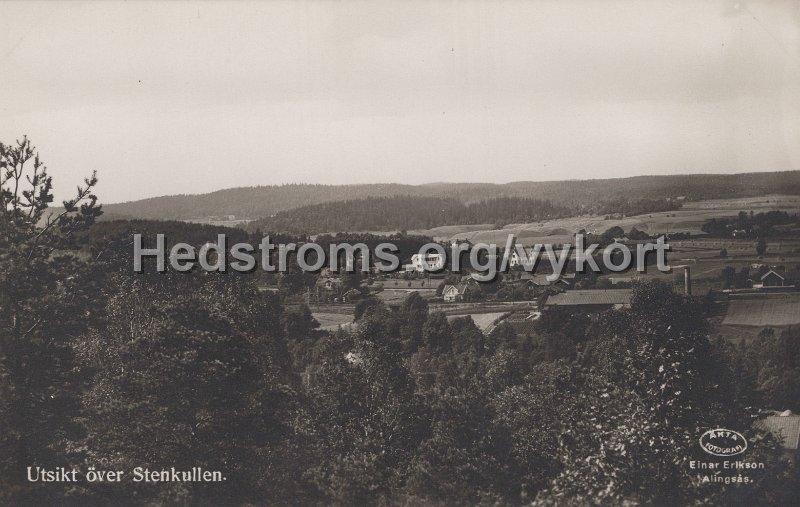 Utsikt over Stenkullen. Odaterat. Einar Erikson, Alingsas.jpg - Utsikt över Stenkullen.Odaterat.Einar Erikson, Alingsås.
