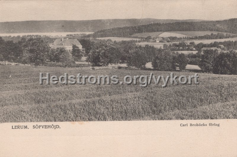 Lerum. Safvehojd. Odatertat. Carl Brobacks forlag.jpg - Lerum. Söfvehöjd/SäfvehöjdOdatertat.Carl Brobäcks förlag.