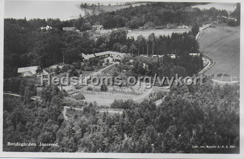 Bondegarden, Jonsered. Odaterat. Foto Aero Material A.B. C, 780.jpeg - Bondegården, Jonsered.Odaterat.Foto: Aero Material A.B. C, 780.