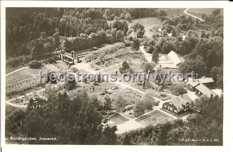 Bondegarden, Jonsered. Odaterat. Foto Aero Material A.B. C, 782.jpg - Bondegården, Jonsered.Odaterat.Foto: Aero Material A.B. C, 782.