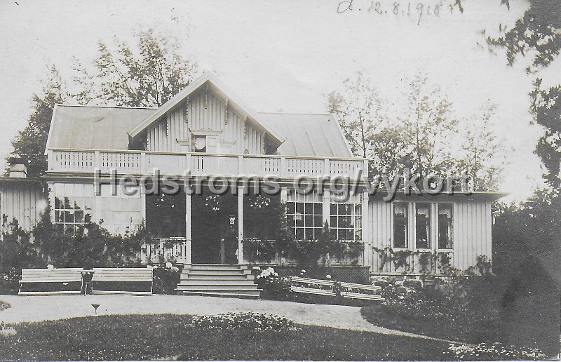 Stalebo, Jonsered. Postganget 12 augusti 1918.jpeg - Stålebo, Jonsered.Postgånget 12 augusti 1918.