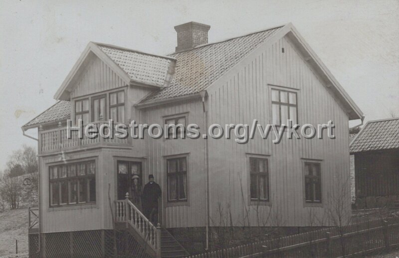 Postganget Lerum 23 december 1913. Carlsro.jpg - Postgånget Lerum 23 december 1913.Carlsro.