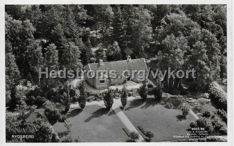 Rydsberg.jpeg - Rydsberg.Postgånget 29 juli 1960.Foto & Ensamrätt. Aerofoto, Vetlanda