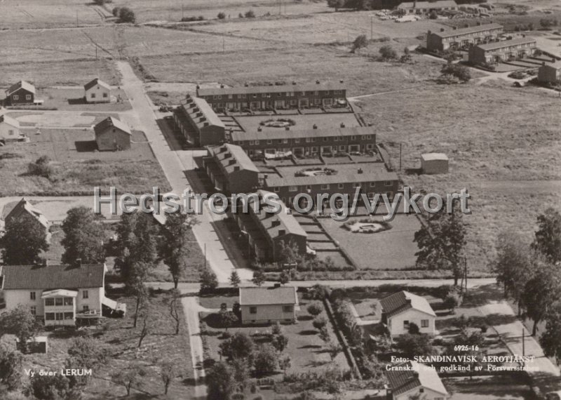 Vy over Lerum. Odaterat. Foto Skandinavisk Aerotjanst.jpg - Vy över Lerum.Odaterat.Foto: Skandinavisk Aerotjänst.