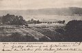 Lerum. Vy af E Frænkels Handelstradgard. Postganget 25 april 1908. Jac. Hægerstroms forlag