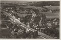 Parti av Lerum. Flygfoto. Postganget 23 juli 1949. Pressbyran 19302
