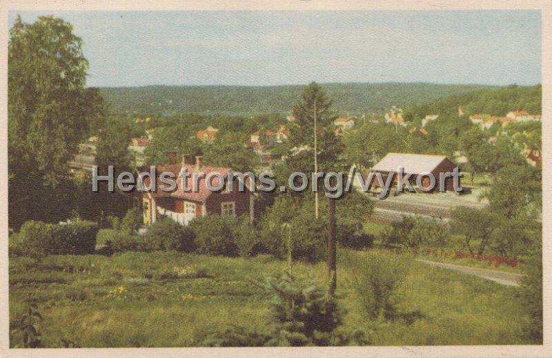 Lerum. Postganget 12 april 1961. Forlag Lerums Bok Pappershandel. Sagokonst. 1736 Fargfotografi.jpg - Lerum.Postgånget 12 april 1961.Förlag: Lerums Bok Pappershandel. Sagokonst. 1736 Färgfotografi.